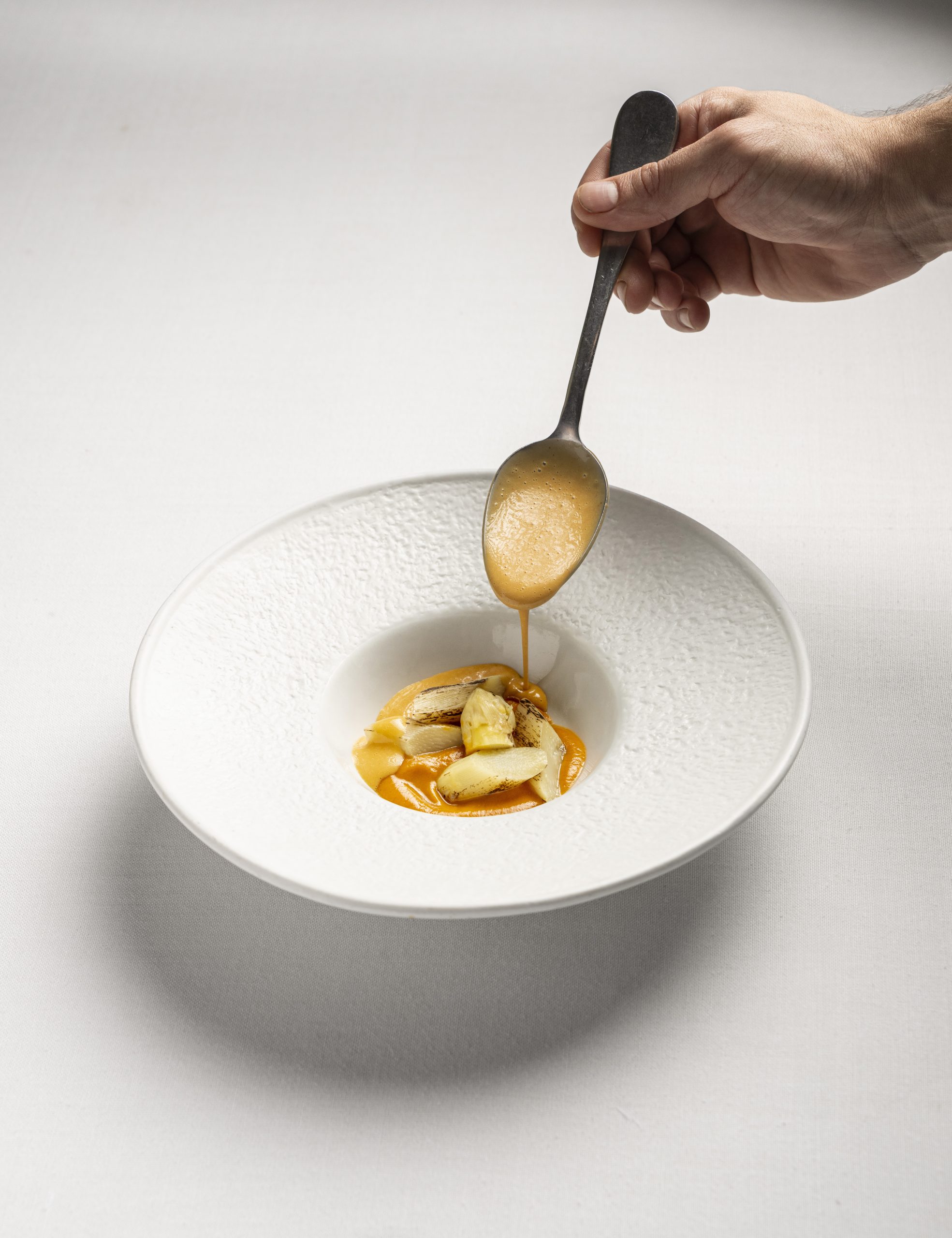 Plato de autor en Saiti, Valencia